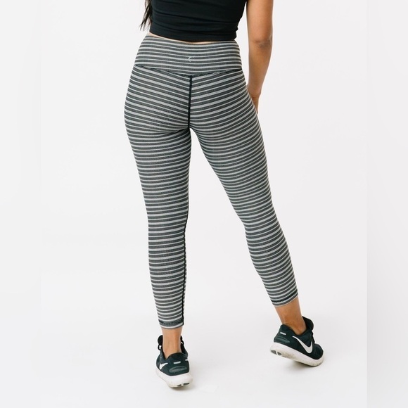 ZYIA Active Black Aztec Adrenaline 7/8 Leggings, Size 4 - Picture 3 of 8